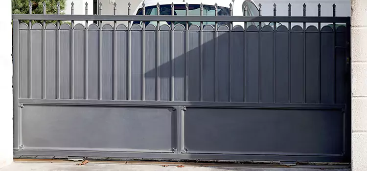 Metal Driveway Gate Installation Edwardsville