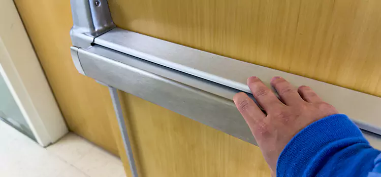 Installing a Push Bar on a Door Edwardsville